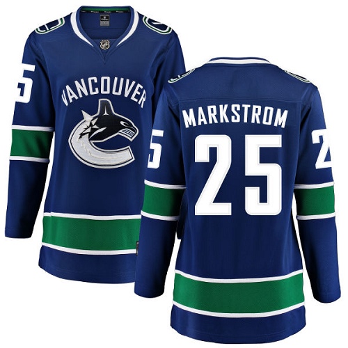 Jacob Markstrom Vancouver Canucks NHL Fanatics Breakaway Home